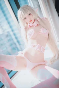 Bộ sưu tập ảnh gái xinh Hàn mặc nội y màu hồng gợi cảm